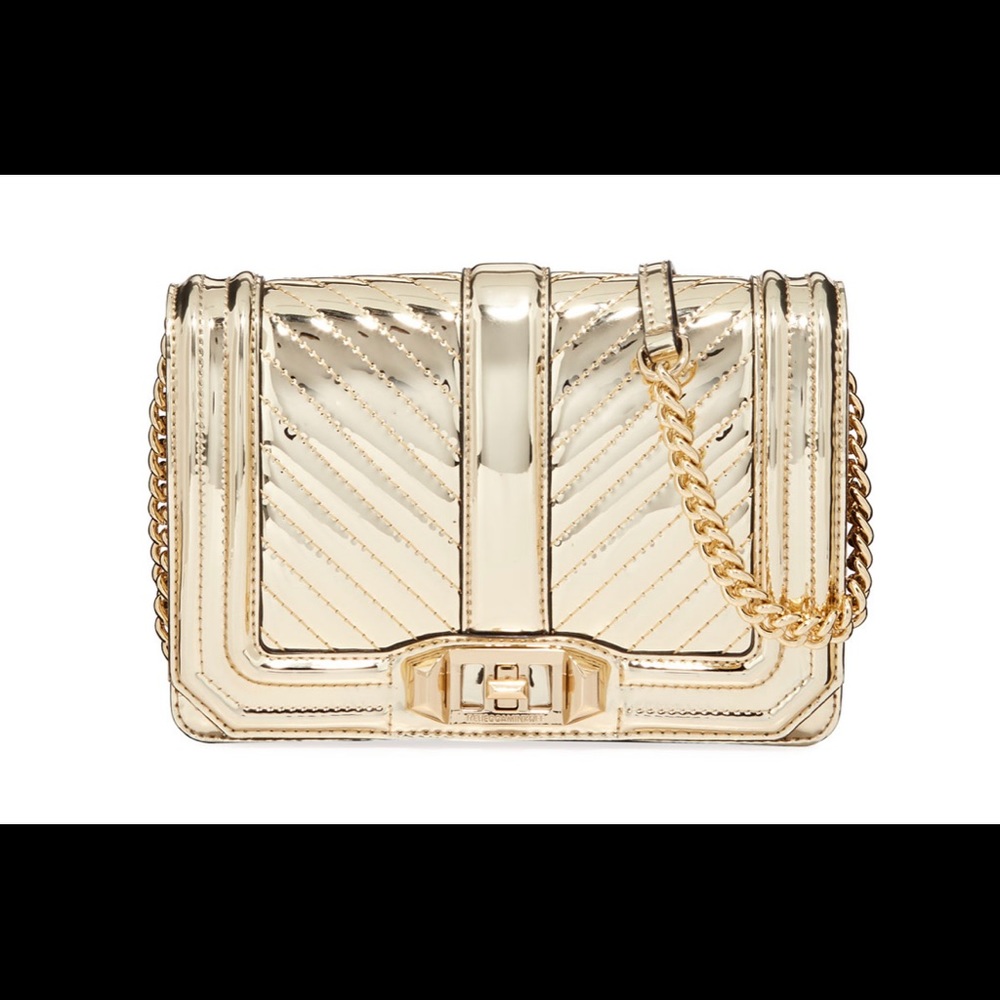 REBECCA MINKOFF CHEVRON QUILTED BAG